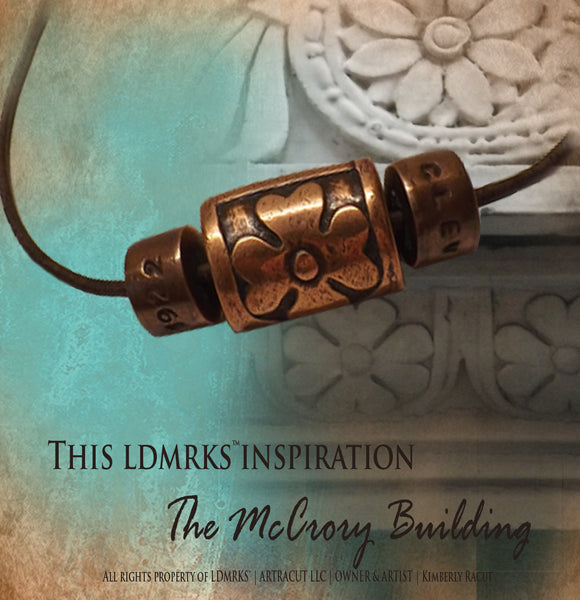 LDMRKS® McCrory Building Copper Bead Necklace MBCN-I